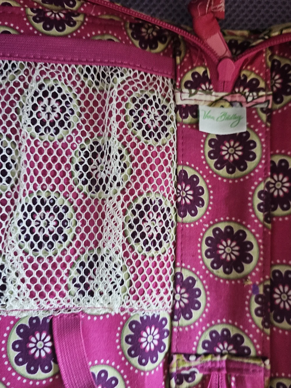 Vera Bradley Pink Paisley Quilted Tote